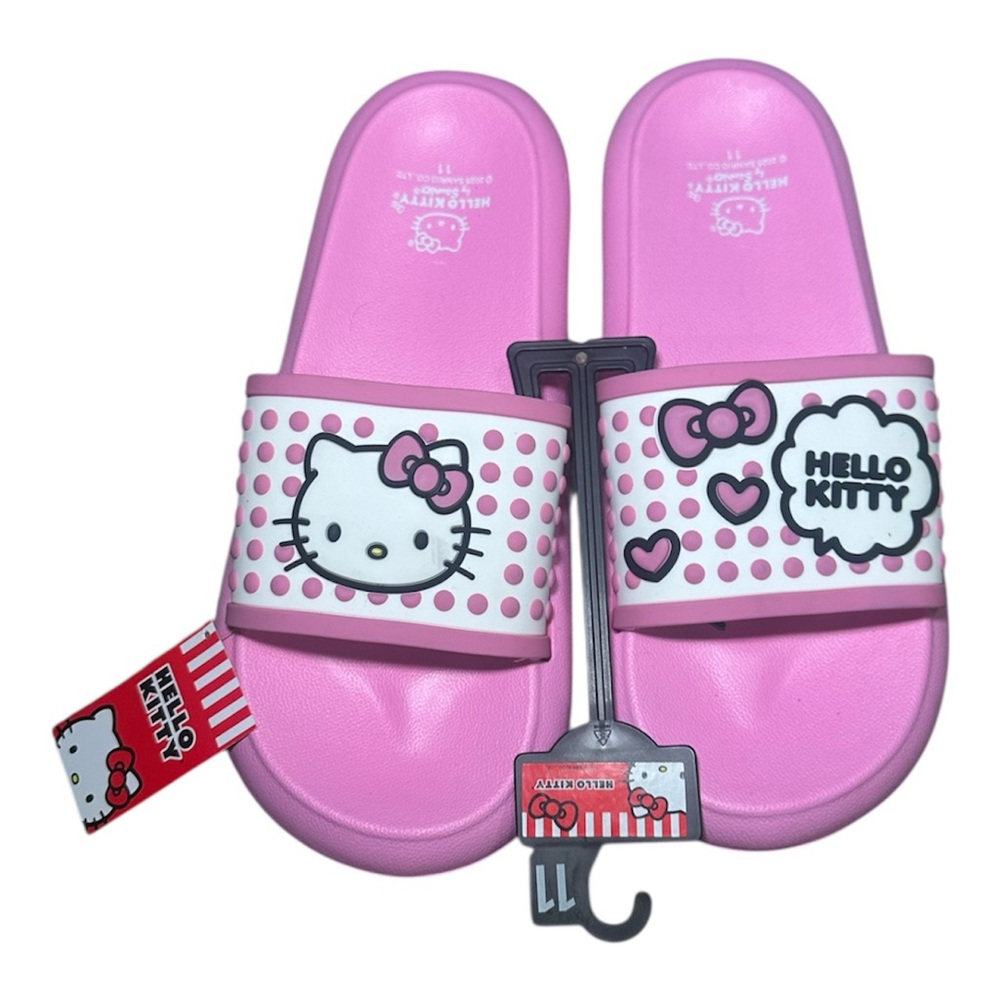 Hello Kitty Pink Slide Sandals for Women